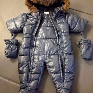 Warm Winter Snowsuit DP am Bebe Navy